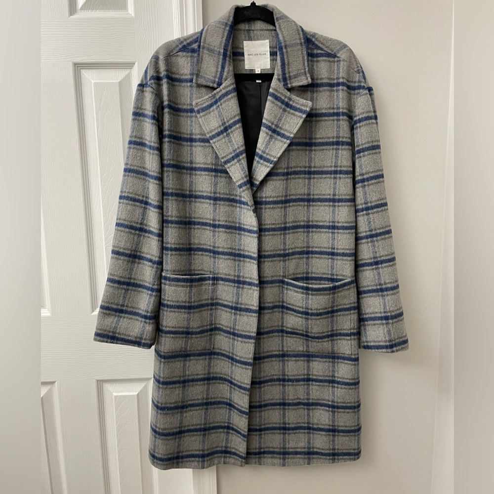 Avec Les Filles Plaid Coat